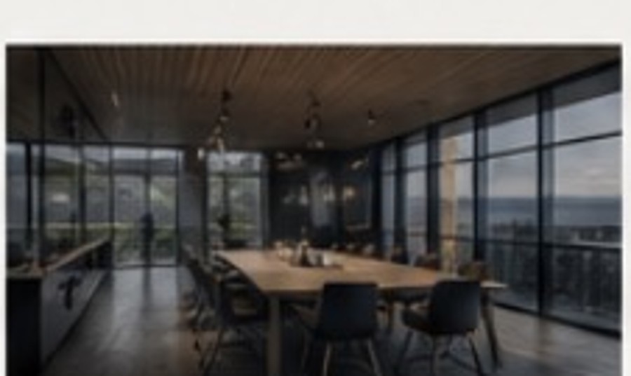 Modern boardroom interior